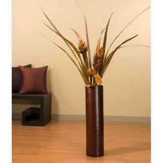 Heliconia Flowers with 27 inch Bamboo Floor Vase