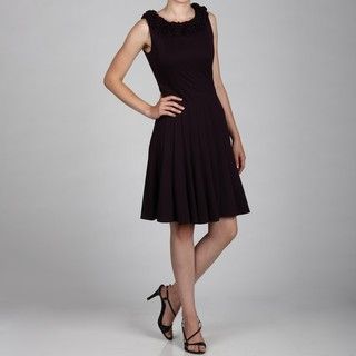 Jessica Howard Womens Sleeveless Pleated Dress