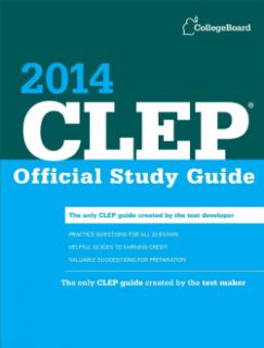 Clep Official Study Guide 2014 (Paperback) Today $15.29