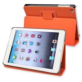 BasAcc Orange Leather Case with Stand for Apple® iPad Mini
