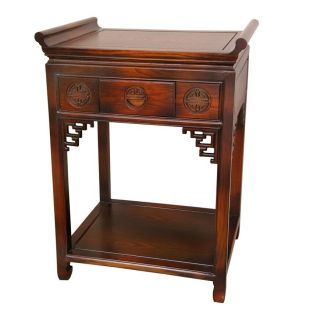 Rosewood 32 inch Walnut Altar Table (China)