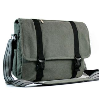 Kroo 13.3 inch Canvas Laptop Messenger Bag