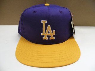 MLB Los Angeles Dodgers Retro 2 Tone Snapback Cap Lakers