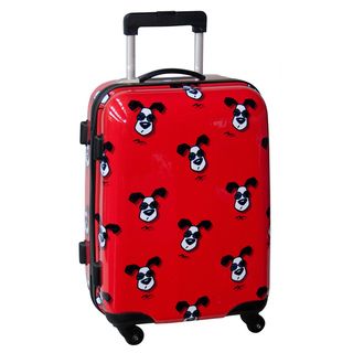 Ed Heck Looking Cool Red 21 inch Hardside Carry On Spinner Upright