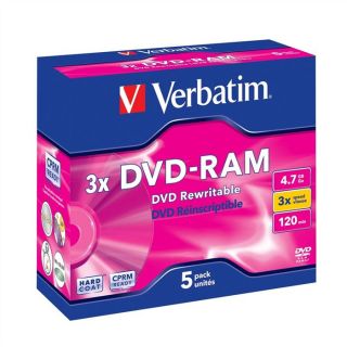 Verbatim DVD RAM 3x 4.7 Go (5)   Achat / Vente CD   DVD   BLU RAY