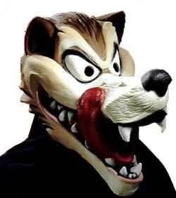 ADULT Costume Big Bad Wolf Mask   Great for Halloween