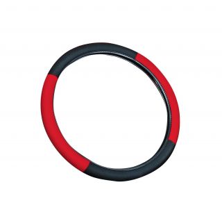 Red 15 inch Universal Steering Wheel Cover