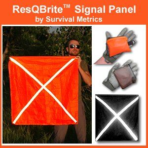 ResQBrite Signal Panel (tm) by Survival Metrics Sports