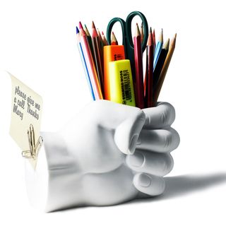 Fist Pencil Holder with Paper Clip Magnet