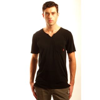 191 Unlimited Mens Slim Fit Moroccan Neck Tee