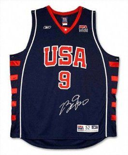 LeBron James Autographed Team USA Blue Authentic Jersey
