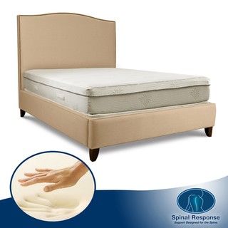 Spinal Response Aloe Gel Memory Foam 11 inch King size Smooth Top