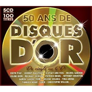 50 ANS DE DISQUES DOR   Compilation   Achat CD COMPILATION pas cher