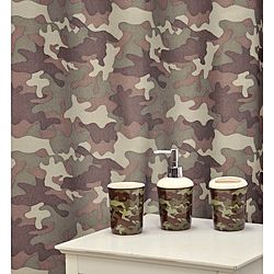 Camouflage Khaki Ceramic 16 piece Bath Accessory Set Today $30.10 4