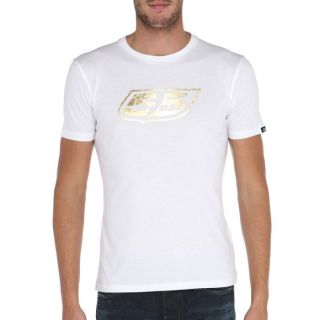 55DSL By Diesel T Shirt Gold Homme Blanc et doré   Achat / Vente T