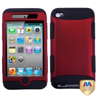 MYBAT Red/ Black TUFF Case for Apple iPod Touch Generation 4