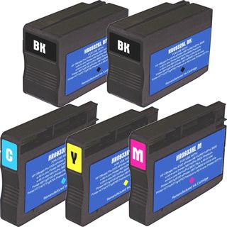 HP 932XL 933XL Black Colors Ink Cartridge Pack of 5 (Remanufactured