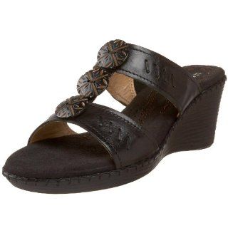  Naturalizer Womens Dallie Sandal,Black Leather,4 M US Shoes
