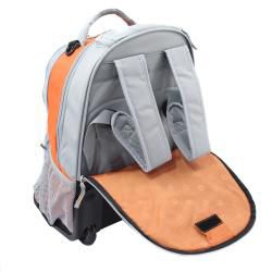 Wenger Swiss Gear Orange 18 inch Rolling Carry On Backpack