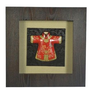 Traditional Chinese Red Frock Wall Art