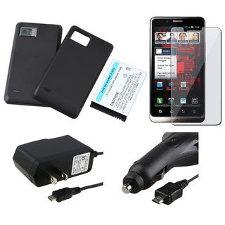 Battery/ Cover/ LCD Protector/ Charger for Motorola Droid Bionic XT875