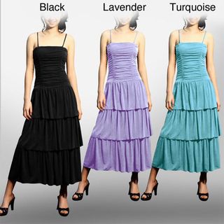 Evanese Womens Three tiered Dress
