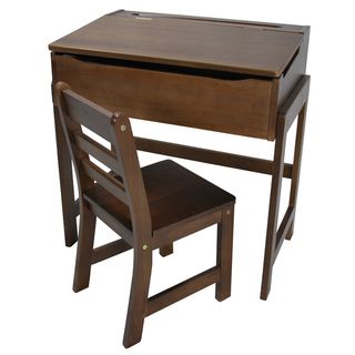 Childs Slanted Top Desk with Chair