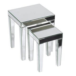 Ave Six Reflections 2 piece Nesting Table Set