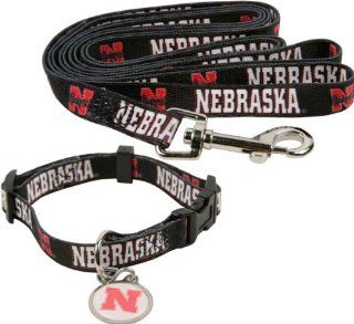 Nebraska Cornhuskers Dog Collar & Leash Set Sports