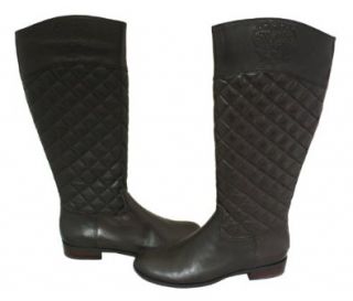 Vince Camuto Rainer Flat Leather Boots Rich Brown Shoes