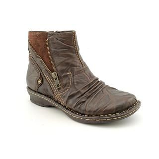 Earth Womens Poplar Distressed Leather Boots