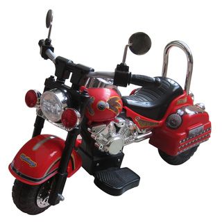 Harley Style Red 6 Volt Motorcycle