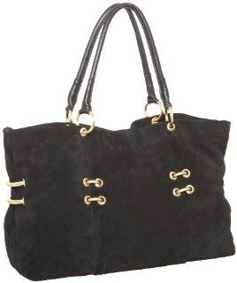  MAXX NEW YORK Hepburn Large Ring Tote,Black,one size Shoes