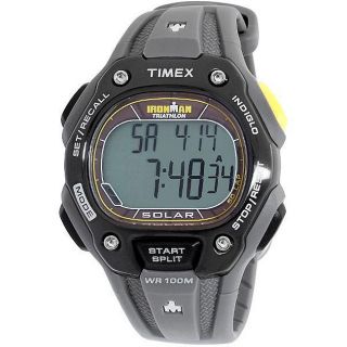 Timex Mens Ironman Solar Power 50 lap Grey Strap Watch