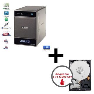 SERVEUR STOCKAGE   NAS Pack Netgear ReadyNas Ultra + WD Green 1To