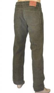 Lucky Brand Jeans Mens Corduroy Cord Pants Olive Green