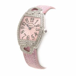 Franck Muller Curvex 18 kt. Diamond Heart Pink Watch