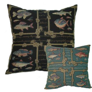 Framed Fish Large 24 inch Floor Pillow