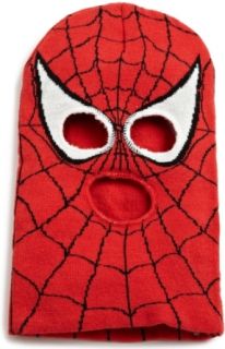 Spiderman Boys 8 20 Face Mask, Red, One Size Clothing