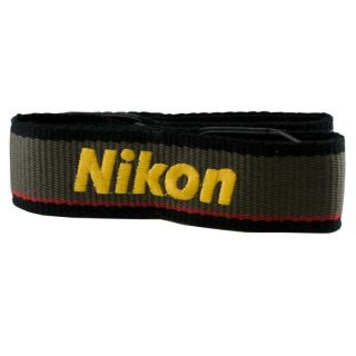 Nikon NS 1 Grey Woven Fabric Nikon Logo SLR Camera Neck/ Shoulder