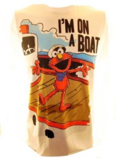 Sesame Street Elmo Mens T Shirt   Im On a Boat Image