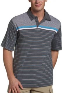 Dickies Mens Short Sleeve Jersey Stripe Polo Shirt
