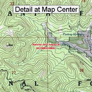USGS Topographic Quadrangle Map   Rancho del Chaparral