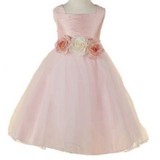 New Little Girls PINK Flower Girl Dress KIDS DREAM 10
