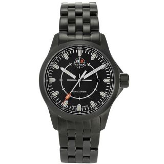 H3 Tactical Mens Stealth Mission Black Dial Stainless Steel Watch