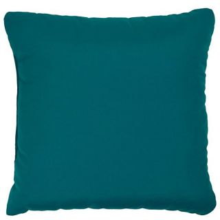 Teal 22 inch Knife edged Outdoor Pillows with Sunbrella Fabric (Set of