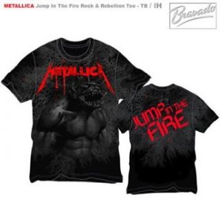 Metallica Jump In The Fire Monster T Shirt Clothing