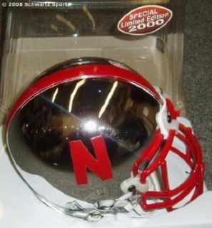 Nebraska Cornhuskers Riddell Chrome Mini Helmet Sports