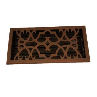 Victorian Scroll Design Bronze 6x10 inch Floor Register Today $79.99