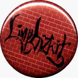 Limp Bizkit   Logo (Brick Wall)   1 1/4 Button / Pin